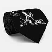 Dabbing Honey Badger Krawatte (Gerollt)