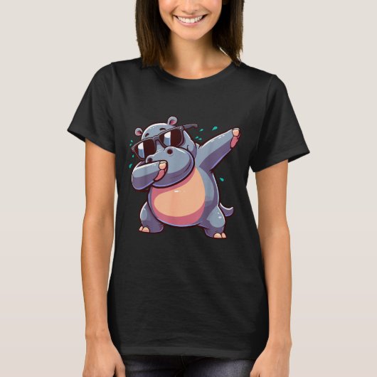 Dabbing-Hüfte T-Shirt (Vorderseite)