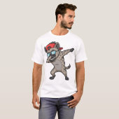 Dabbing Hyena Funny Cute Dab Dance T-Shirt (Vorne ganz)