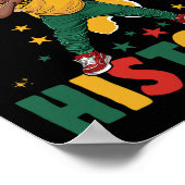 Dabbing I Am Black History Kids Boys Men Black His Poster (Ecke)