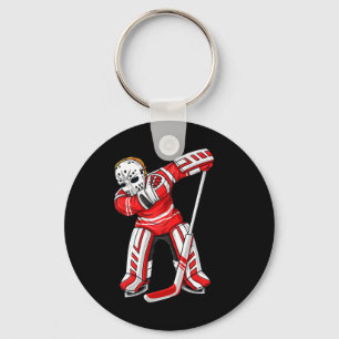 Dabbing Ice Hockey Player Fun Boys Girls Kinder ab Schlüsselanhänger