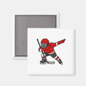 Dabbing Ice Hockey Player Sports Athlete Dab Dance Magnet (Vorderseite/Rückseite)