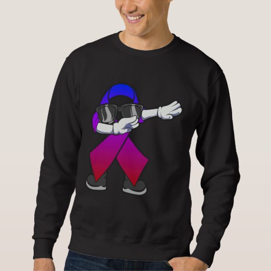 Dabbing Inclusion Ribbon Dabbin Dance Sweatshirt (Vorderseite)