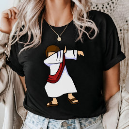 Dabbing Jesus Funny Christlich T-Shirt