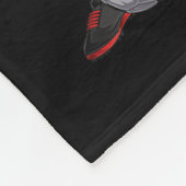 Dabbing Junge 8 Jahre alter Fußballspieler 8. Gebu Fleecedecke (Ecke)