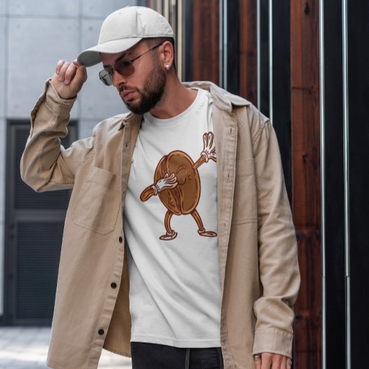 Dabbing-Kaffee T-Shirt