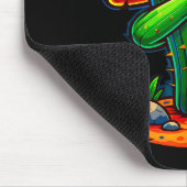 Dabbing Kaktus Cinco de Mayo mexikanisch Mousepad (Ecke)