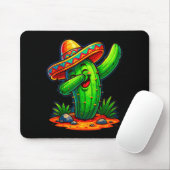 Dabbing Kaktus Cinco de Mayo mexikanisch Mousepad (Mit Mouse)
