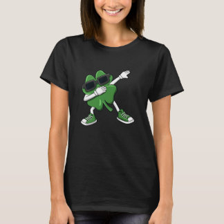 Dabbing Kleeblatt St Patrick's Day Boys Girls Kind T-Shirt