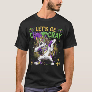 Dabbing Kurzhaarige Pointer Mardi Gras Cray Cray T-Shirt
