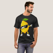 Dabbing Lemon Fruit With Sunglasses Lemon T-Shirt (Vorne ganz)