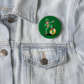 Dabbing Leprechaun Funny St Patrick's Day Button (Beispiel)