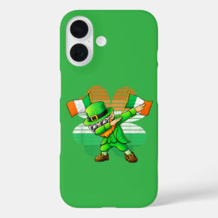 Dabbing Leprechaun für Kinder Jungen Männer Jugend iPhone 16 Hülle
