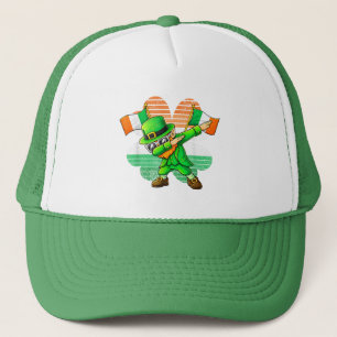 Dabbing Leprechaun für Kinder Jungen Männer Jugend Truckerkappe