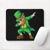 Dabbing Leprechaun Gezwitscher Männer Kinder Junge Mousepad (Mit Mouse)