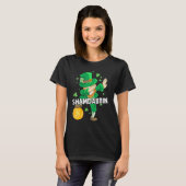 Dabbing Leprechaun Irish Clover St Patrick's Day S T-Shirt (Vorne ganz)