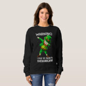 Dabbing Leprechaun Shenanigans Irish Sweatshirt (Vorne ganz)