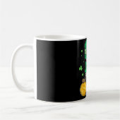 Dabbing Leprechaun St. Patrick's Day Lustiger Iris Kaffeetasse (Links)