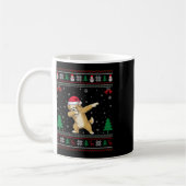 Dabbing Maltipoo Weihnachtsmannmütze Boys Girls Ki Kaffeetasse (Links)