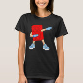 Dabbing Master Builder  Building Block Bricks T-Shirt (Vorderseite)
