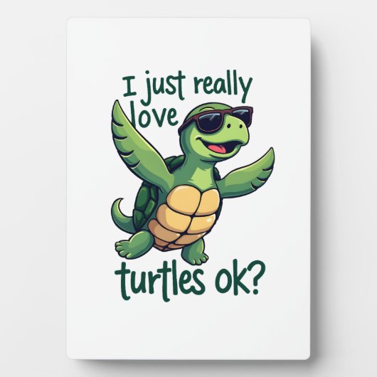 Dabbing Meeresschildkröte I just Eure Liebe Turtle Fotoplatte (Vorderseite)