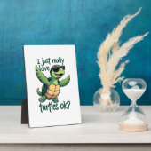 Dabbing Meeresschildkröte I just Eure Liebe Turtle Fotoplatte (Seite)