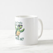 Dabbing Meeresschildkröte I just Eure Liebe Turtle Kaffeetasse (VorderseiteRechts)