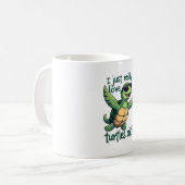 Dabbing Meeresschildkröte I just Eure Liebe Turtle Kaffeetasse (Vorderseite Links)