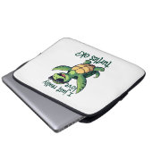 Dabbing Meeresschildkröte I just Eure Liebe Turtle Laptopschutzhülle (Vorne Knopf)