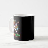 Dabbing Mexican Poncho Cinco De Mayo Fiesta 1 Kaffeetasse (Vorderseite Links)