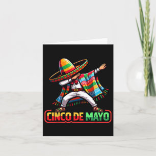 Dabbing Mexican Poncho Cinco De Mayo Fiesta 2 Karte