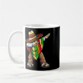 Dabbing Mexican Poncho Cinco De Mayo Kaffeetasse (Links)