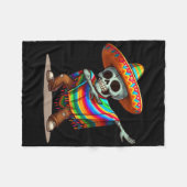 Dabbing Mexikanischer Poncho Cinco De Mayo Männer  Fleecedecke (Vorderseite (Horizontal))