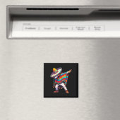 Dabbing Mexikanischer Poncho Cinco De Mayo Männer Magnet (In Situ (Geschirrspüler))
