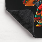 Dabbing Mexikanischer Poncho Cinco De Mayo Sombrer Mousepad (Ecke)