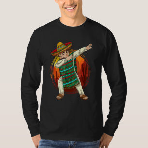 Dabbing Mexikanisches Party Poncho Cinco De Mayo S T-Shirt