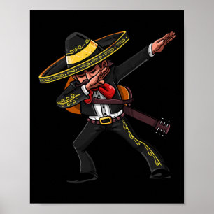 Dabbing Mexikos Mariachi Cinco De Mayo Kostüme T-S Poster