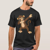 Dabbing Monkey For Kids Boys Girl Monkey Lover Chr T-Shirt (Vorderseite)