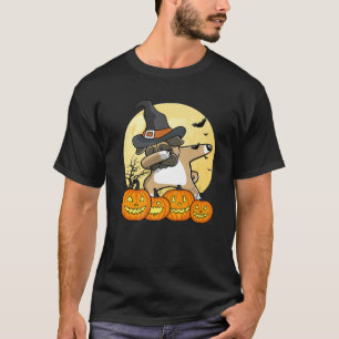 Dabbing Mops Dab Dance Funny Hund Halloween Gesche T-Shirt