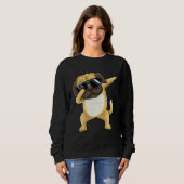 Dabbing Mops Dog Essenzieller T - Shirt 80 (Vorne ganz)