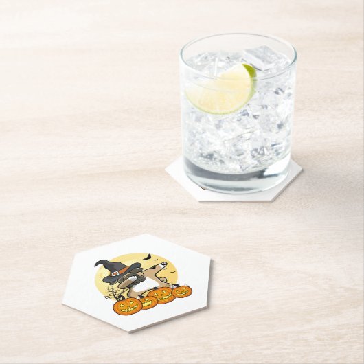 Dabbing Mops Halloween Untersetzer (Vor Ort)