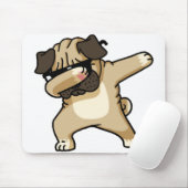 Dabbing Mops Welpe Mousepad (Mit Mouse)