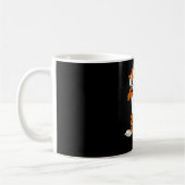 Dabbing Niedliches Tiger Animal Party Kaffeetasse (Links)