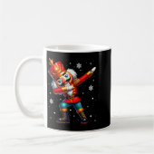 Dabbing Nussknacker Weihnachtskostüm passende Fami Kaffeetasse (Links)