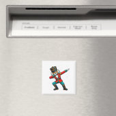 Dabbing Nussknacker Weihnachtskostüm passende Fami Magnet (In Situ (Geschirrspüler))