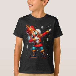 Dabbing Nussknacker Weihnachtskostüm passende Fami T-Shirt