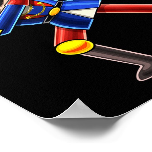 Dabbing Nutcracker Christmas Costume Nutcracker Gi Poster (Ecke)