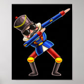 Dabbing Nutcracker Christmas Costume Nutcracker Gi Poster (Vorne)