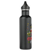 Dabbing Nutcracker Cousin Crew Weihnachtsfamilie M Edelstahlflasche (Links)