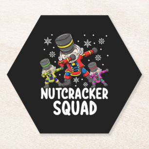 Dabbing Nutcracker Cousin Squad Funny Matching Untersetzer